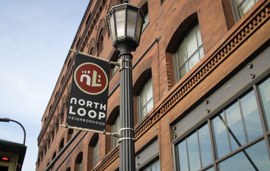 North Loop streets and skyline