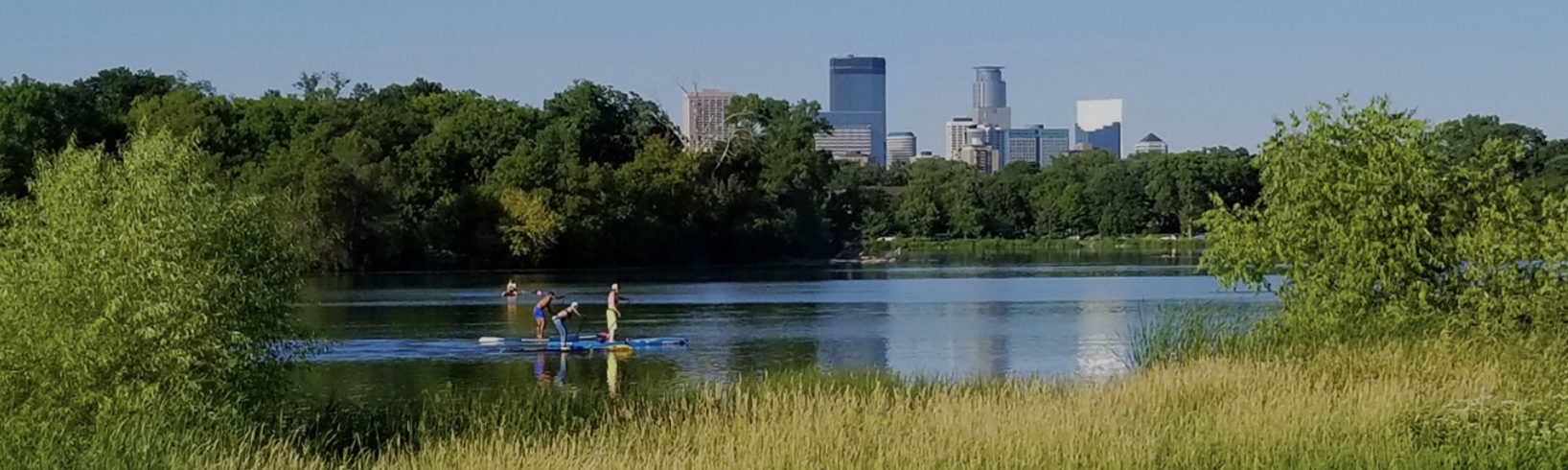 Lake of the Isles shoreline